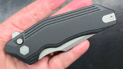 Kubey Yokai Folding Knife Black G10 Handle 14C28N (NEW)