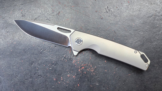 TIGEND Space Time SK1847 Titanium S35VN (NEW)
