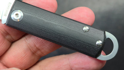 RoseCraft Awanata Slip joint Black G10 Handle D2 (NEW)