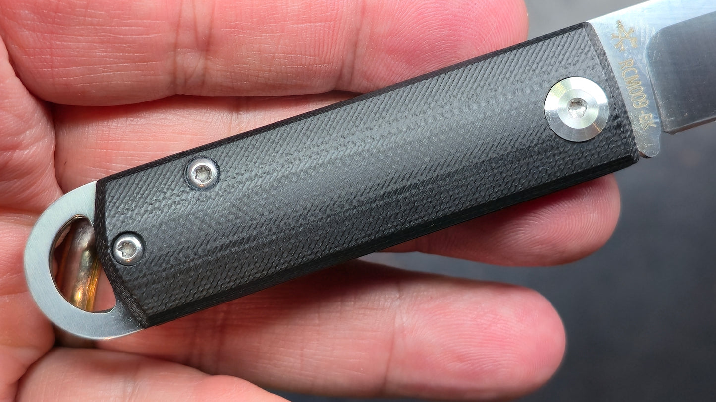 RoseCraft Awanata Slip joint Black G10 Handle D2 (NEW)
