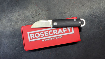 RoseCraft Awanata Slip joint Black G10 Handle D2 (NEW)