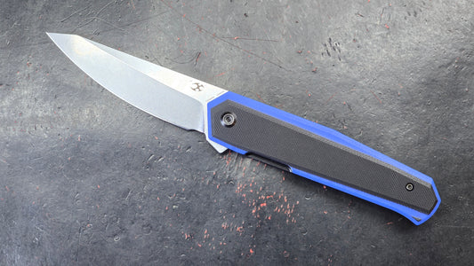 Kansept Integra Folding Knife Blue/Black G10 Handle 154CM (NEW)