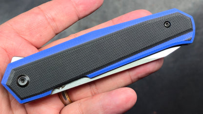 Kansept Integra Folding Knife Blue/Black G10 Handle 154CM (NEW)