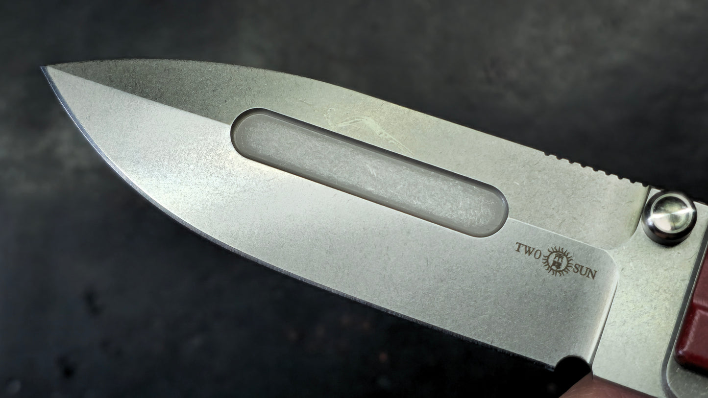 TwoSun TS434Titanium/G10 Handle D2 Blade (NEW)
