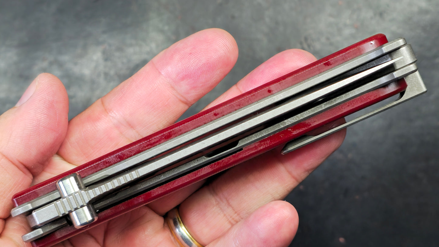 TwoSun TS434Titanium/G10 Handle D2 Blade (NEW)