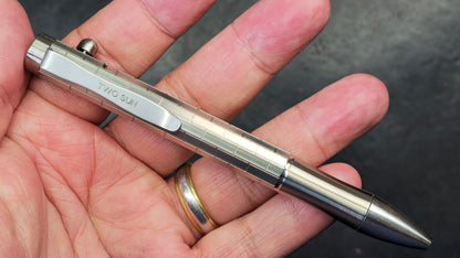 TwoSun Pen-10 Tactical Pen Titanium Alloy Body Black Ink (NEW)