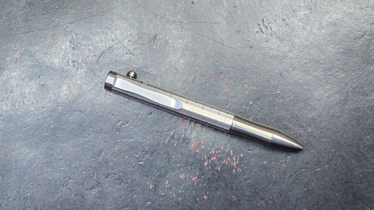 TwoSun Pen-10 Tactical Pen Titanium Alloy Body Black Ink (NEW)