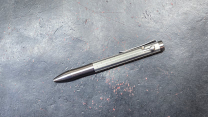 TwoSun Pen-10 Tactical Pen Titanium Alloy Body Black Ink (NEW)