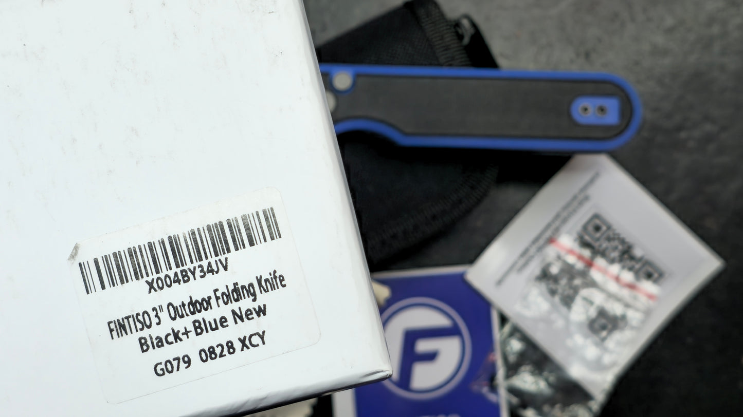 FINTISO Parrot Black/Blue G10 3" 14C28N (NEW)