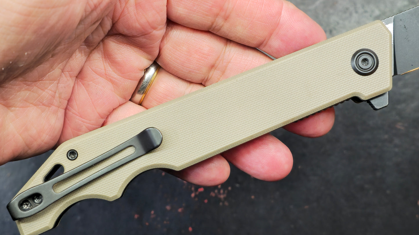 Kubey Pylades G10 Handle AUS-10 (NEW)