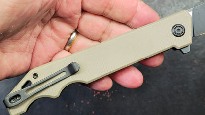 Kubey Pylades G10 Handle AUS-10 (NEW)