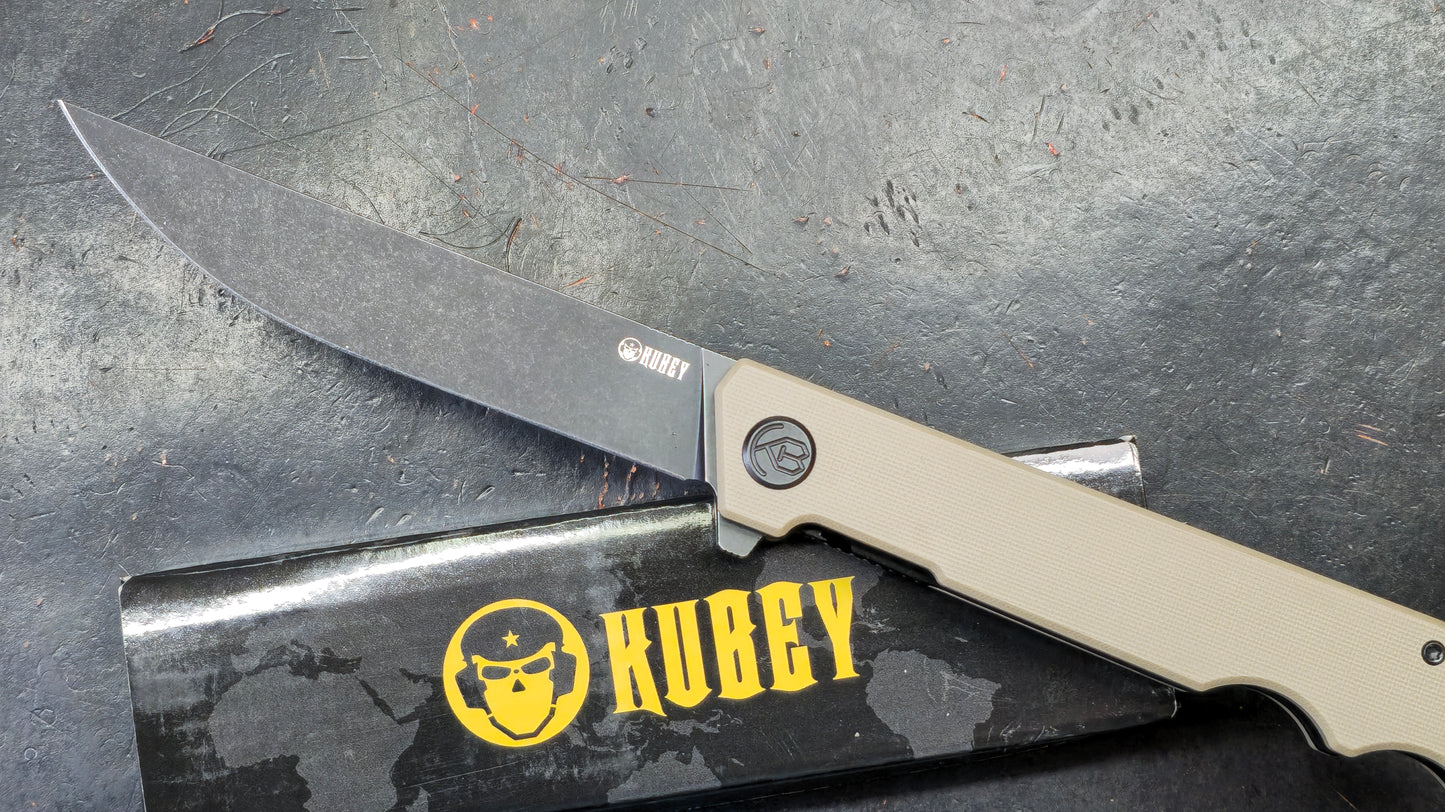 Kubey Pylades G10 Handle AUS-10 (NEW)