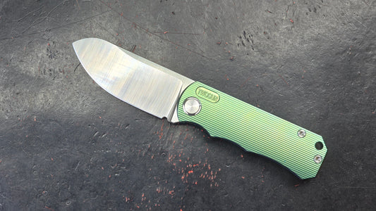 TwoSun  TS349 Green Titanium Handle M390 (NEW)