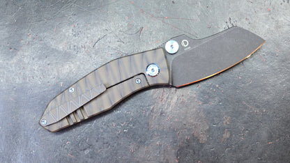 Kubey Monsterdog Titanium (FLAME) M390 (NEW)