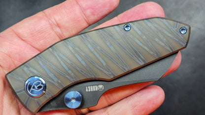 Kubey Monsterdog Titanium (FLAME) M390 (NEW)