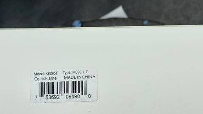 Kubey Monsterdog Titanium (FLAME) M390 (NEW)