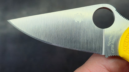 Spyderco Para 3 Salt Yellow FRN Handle Magnacut (NEW)