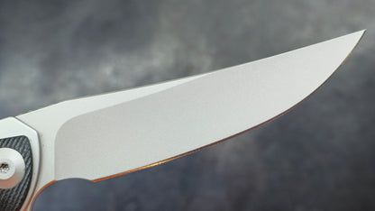 We Knife 704X Black G10 Steel Liners 3.6” D2 (NEW)