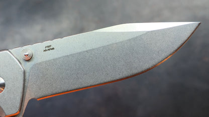 CJRB Chord Button Lock Folding Knife Stainless Skeletonized Handle AR-RPM9 (NEW)
