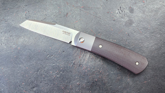 Pena X Series - Apache Kickstop Flipper - Micarta  M390 (NEW)