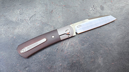 Pena X Series - Apache Kickstop Flipper - Micarta  M390 (NEW)