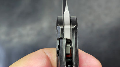 TwoSun TS341 Sidewinder Front Flipper Titanium & CF Handle M390 (NEW)