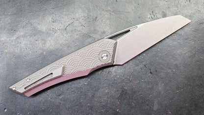 TwoSun TS193 Button Lock Titanium Handle D2 (NEW)