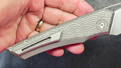 TwoSun TS193 Button Lock Titanium Handle D2 (NEW)