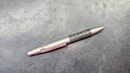 TwoSun PEN57 Push Button Carbon Fiber Titanium Body Black Ink (NEW)