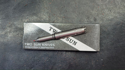 Twosun TS-WS16 EDC Survival Outdoor Titanium Tools Pen and Whistle  (NEW)