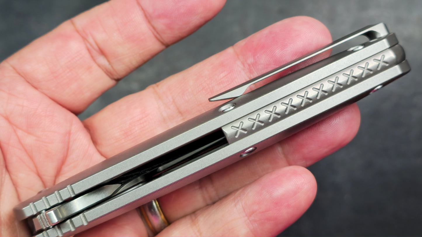 TWOSUN TS248 Titanium Handle M390 Blade (NEW)