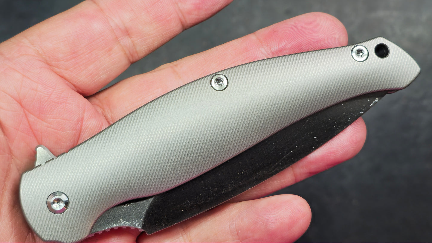 TWOSUN TS248 Titanium Handle D2 Blade (NEW)