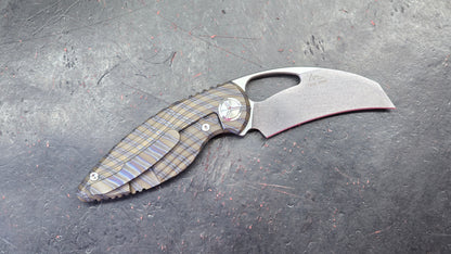 TWOSUN TS32 (FIRE) Titanium Handle M390 Blade (NEW)