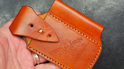 TwoSun Leather Knife Sheath with Pen Holder (NEW)