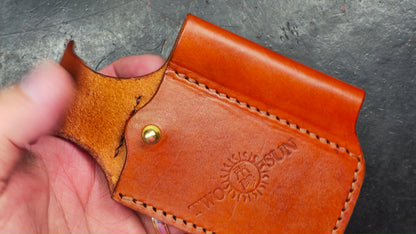 TwoSun Leather Knife Sheath with Pen Holder (NEW)