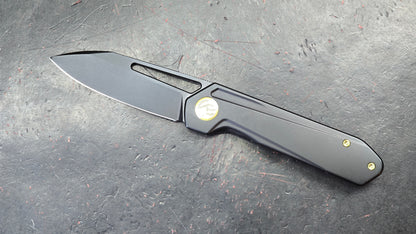 Kubey Royal Frame Lock Black Titanium Handle M390 (NEW)
