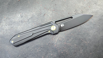 Kubey Royal Frame Lock Black Titanium Handle M390 (NEW)