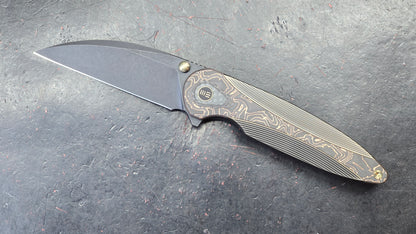 WE Zenthra Bronze/Black Titanium/Copper Foil Carbon Fiber Handle M390 (NEW)