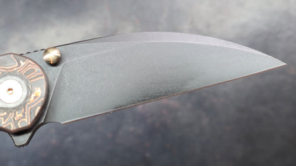 WE Zenthra Bronze/Black Titanium/Copper Foil Carbon Fiber Handle M390 (NEW)