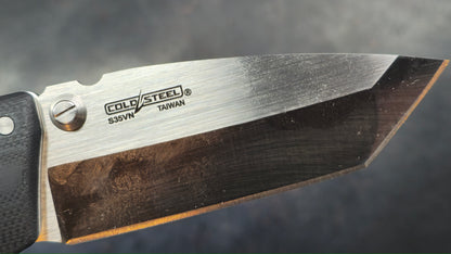 Cold Steel AD-10 Folder Knife Black G10 Handle TANTO S35VN (NEW)