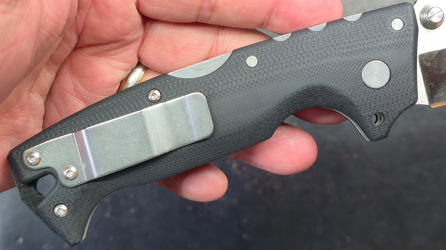 Cold Steel AD-10 Folder Knife Black G10 Handle TANTO S35VN (NEW)