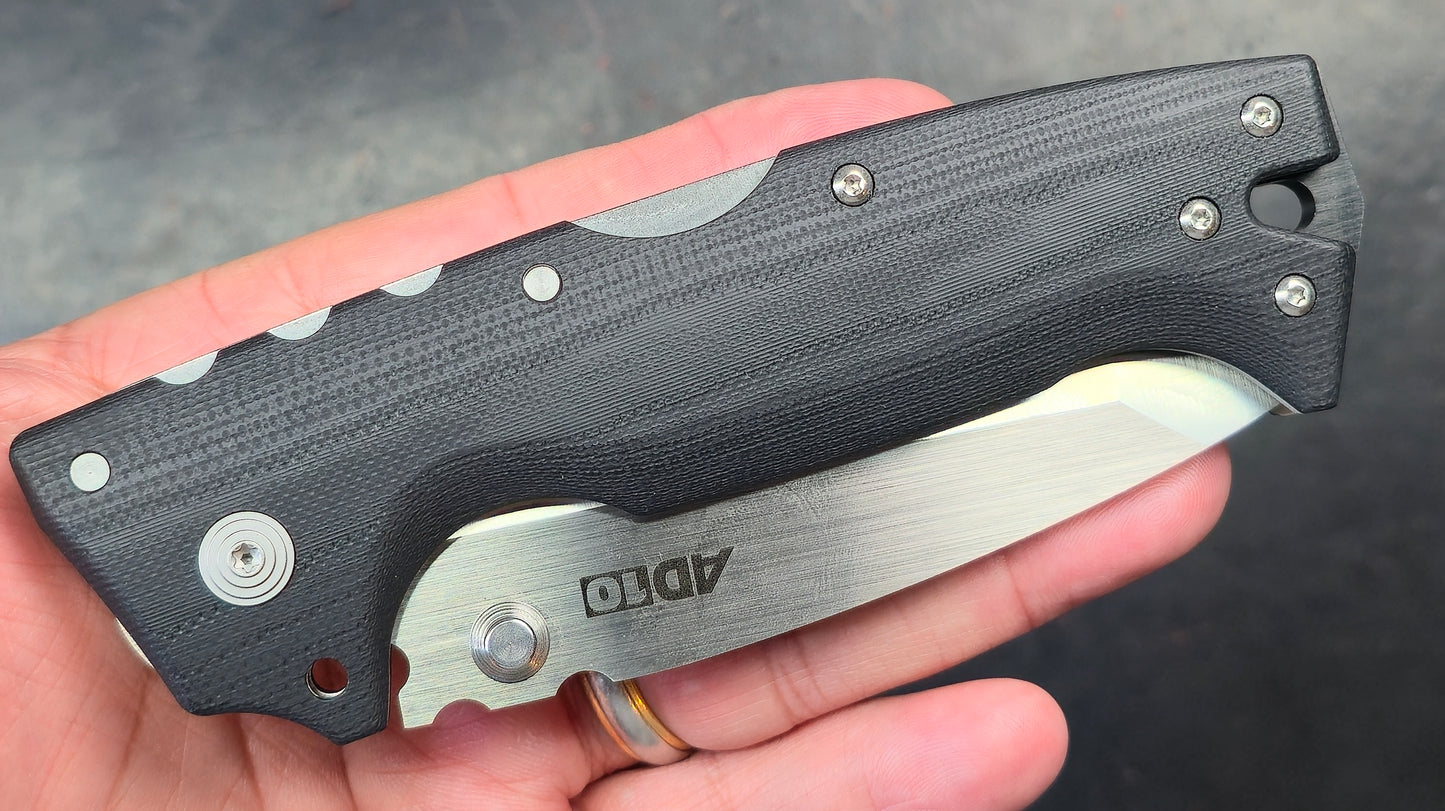 Cold Steel AD-10 Folder Knife Black G10 Handle TANTO S35VN (NEW)