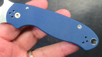 Spyderco Para 3 Folding Knife Blue G10 Handle CPM SPY27 (USED)