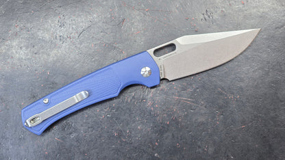 Artisan Cutlery Revel Folding Knife Blue FRN Handle S90V (NEW)