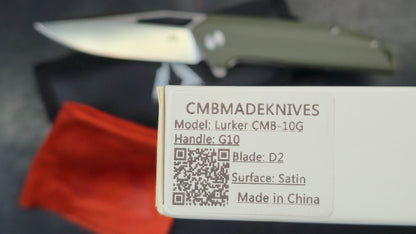 CMB Lurker Folding Knife G10 Handle D2 (NEW)