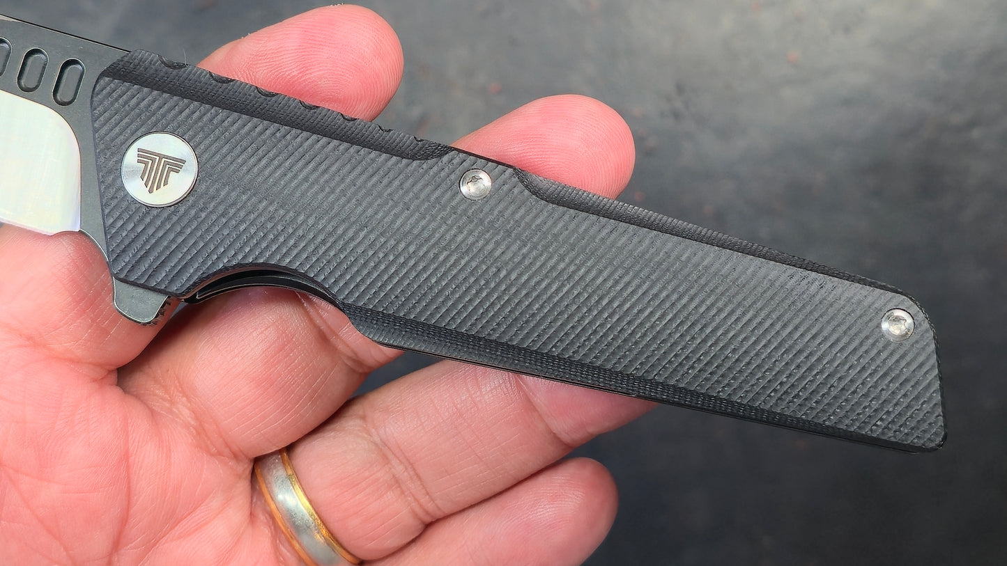 Trivisa Orion-03G Folding Knife G10 Handle D2 (NEW)