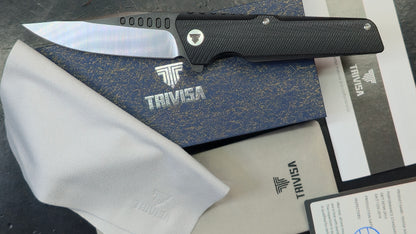Trivisa Orion-03G Folding Knife G10 Handle D2 (NEW)