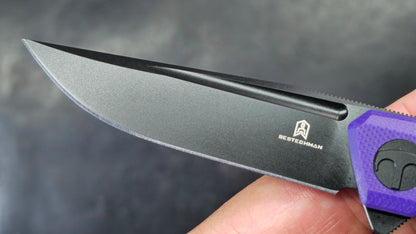 Bestechman Mini Dundee Linerlock Purple G10 D2 (NEW)