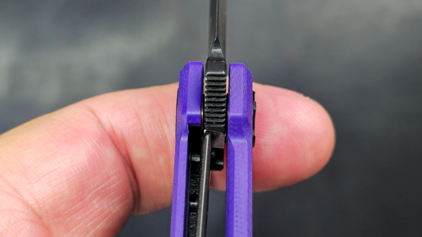 Bestechman Mini Dundee Linerlock Purple G10 D2 (NEW)