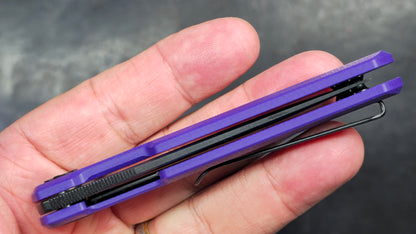 Bestechman Mini Dundee Linerlock Purple G10 D2 (NEW)